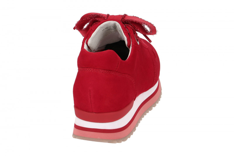 Gabor York Schuhe rot Plateau Sneaker