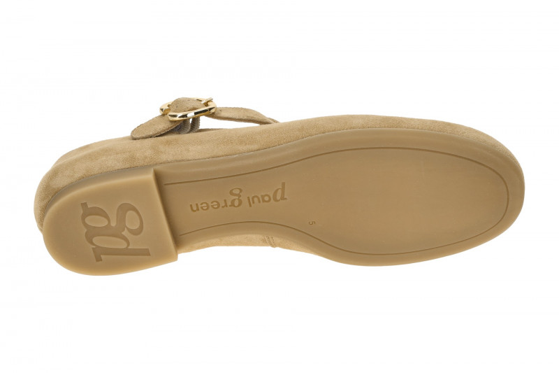 Paul Green Slipper Mary Jane beige T-Steg 1203
