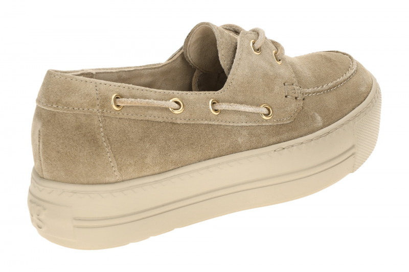 Paul Green Plateau Schuhe beige Boot Stil 1197
