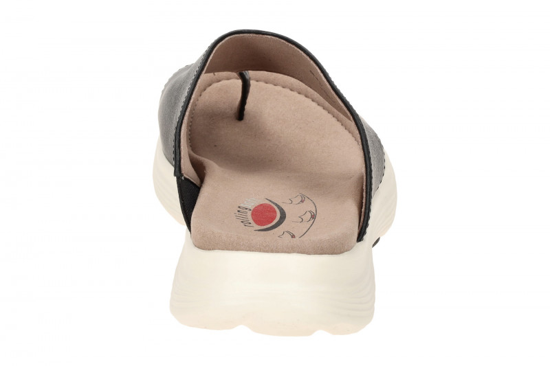 Gabor RollingSoft Pantolette schwarz Glattleder 86.812.67