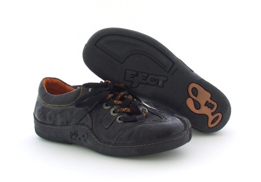 Eject Skat Schuhe in schwarz E-10007