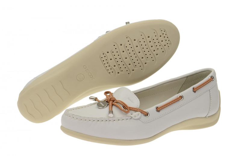 Geox Yuki Slipper weiß - D3255A 00043 C1000