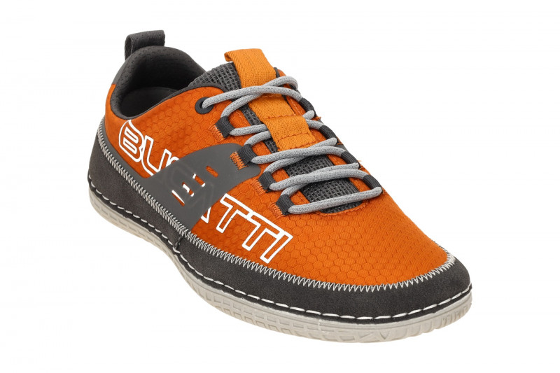 bugatti Bimini Schnür Schuhe Sneaker orange AFF06