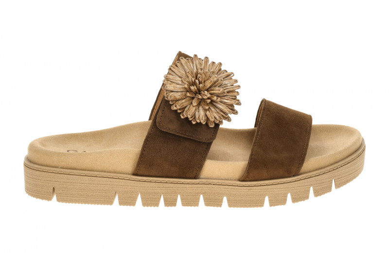 Gabor Pantolette braun cacao Velour 83.743.18