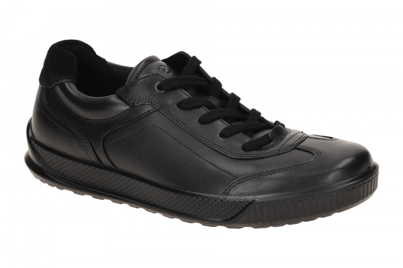 Ecco Byway Schuhe schwarz uni Glattleder 501684