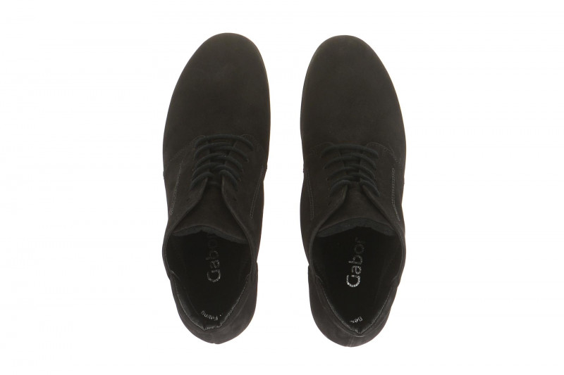 Gabor Stiefelette schwarz Nubuck 35.631.17
