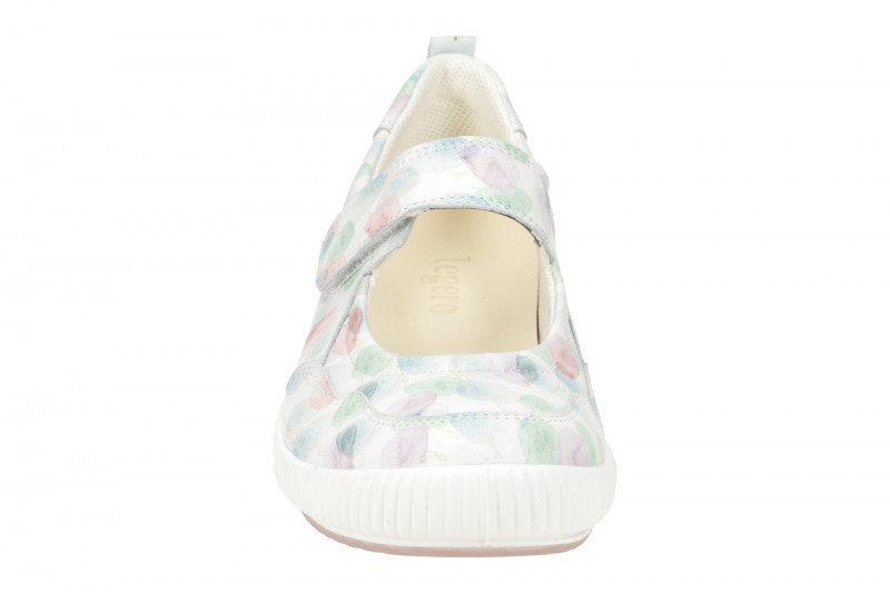 Legero Tanaro Mary-Jane Schuhe weiß bunt gefleckt 214