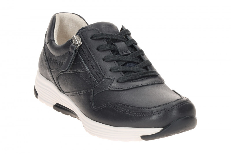 Gabor RollingSoft Schuhe blau Glattleder 86.978.56