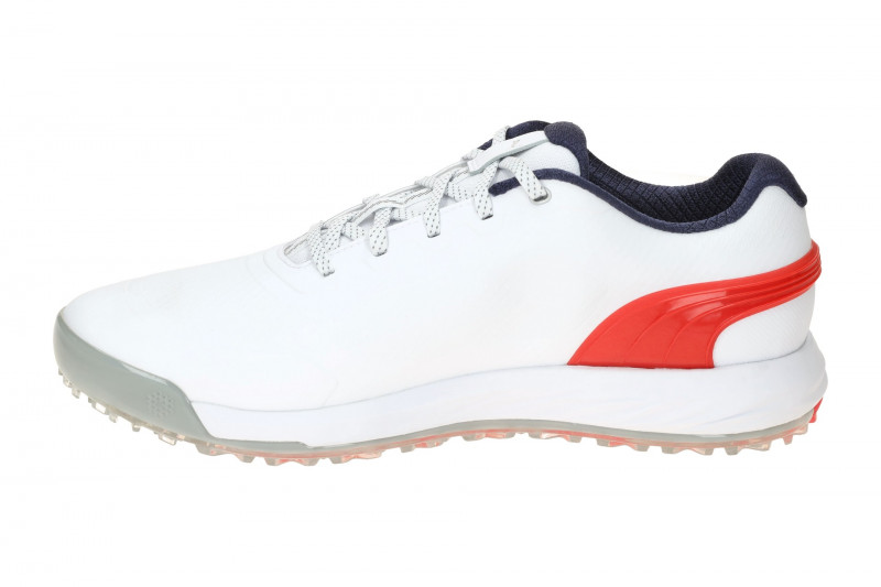 Puma Alphacat Nitro Schuhe weiß rot Golfschuhe 378692
