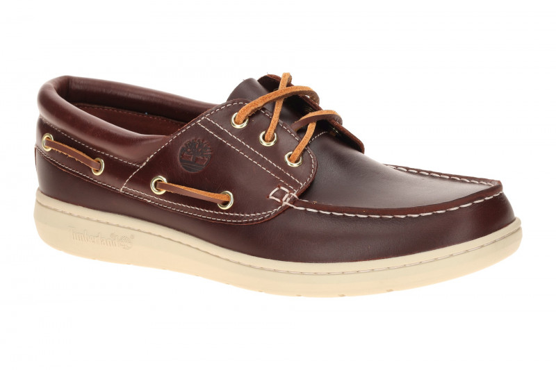 Timberland Portofino Pier Schuhe dunkelrot Bootsschuhe 0A6CXM