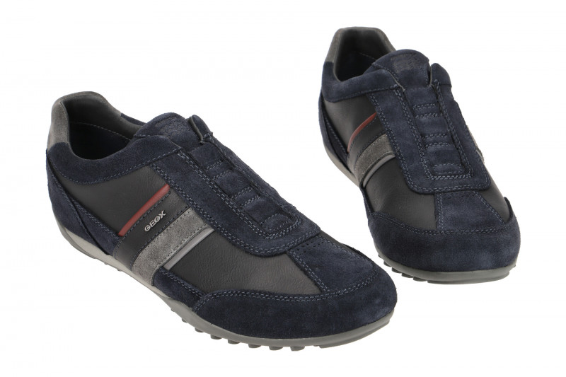 Geox Wells Schuhe Slipper blau U82T5A