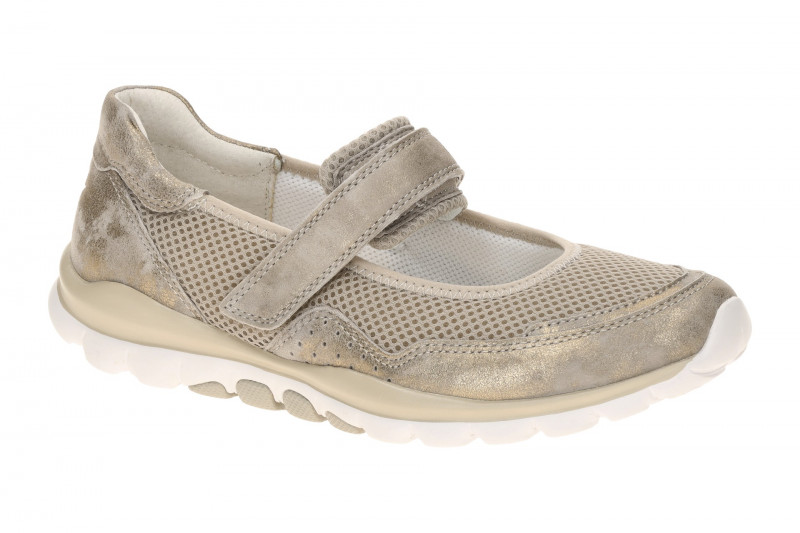 Gabor RollingSoft Schuhe Mary-Jane grau gold 86.961.95