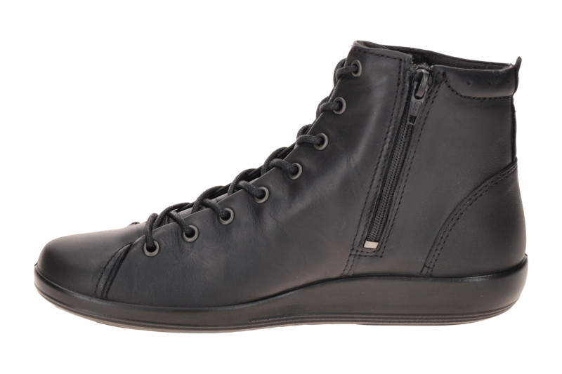 Ecco Soft 2 Stiefeletten Schuhe schwarz Sneaker High Cut 207513