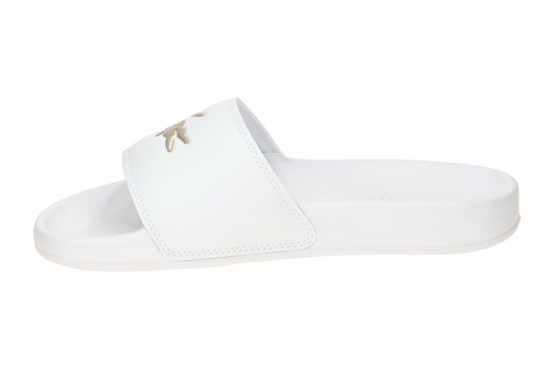 Lacoste Serve Slide Pantolette weiß Badelatschen 0003