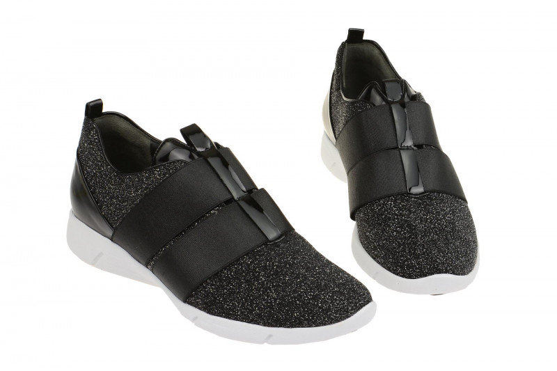 Högl Sneaker grau schwarz Glitter 4328