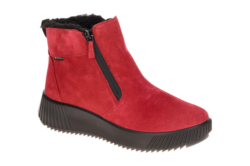 ARA Davos Winter Schlupf Stiefelette rot H-Weite GORE-TEX 12-26905