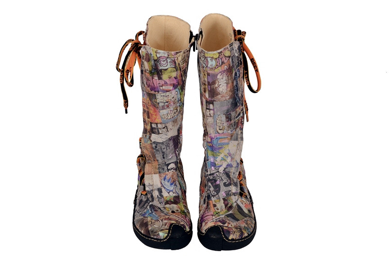 Eject Skat Stiefel print Muster 15055