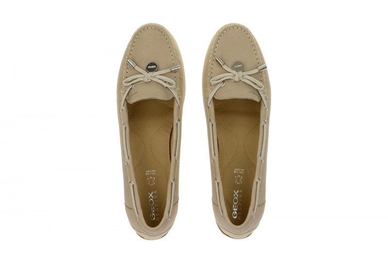 Geox Yuki Schuhe Mokassin beige - D3255A 00043 C6738
