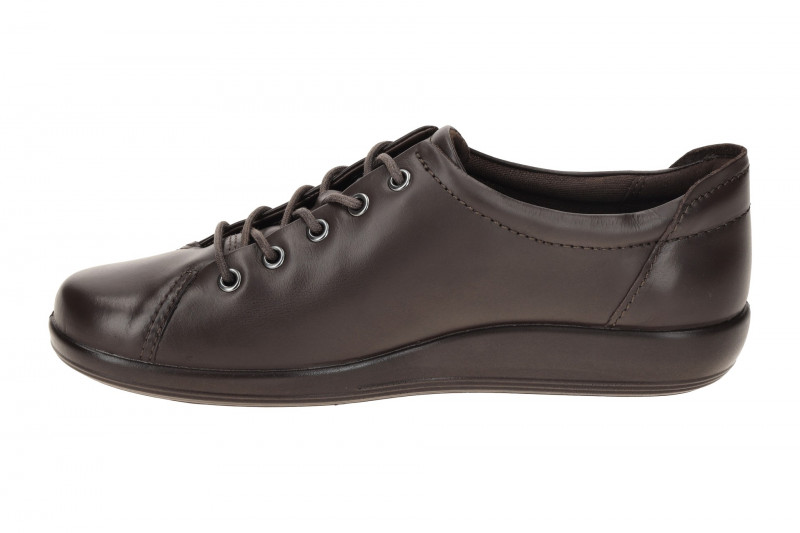 Ecco Soft 2 Schuhe braun mocha Schnürer 206503