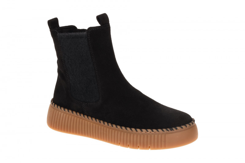 Gabor Stiefel schwarz braun Velour Plateau Boots 8014.01.005