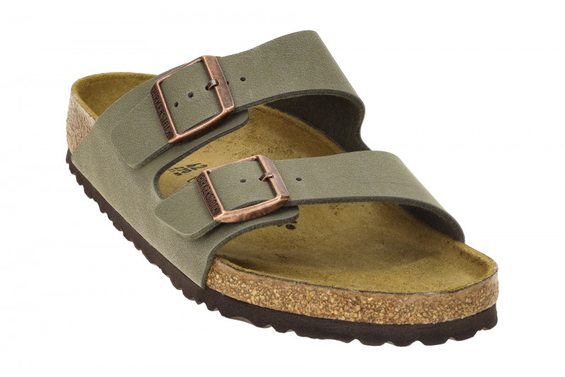 Birkenstock Arizona Pantolette grau stone NORMAL-WEIT 151211