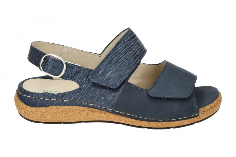 Waldläufer Heliett Sandale blau jeans K-Weite 681003