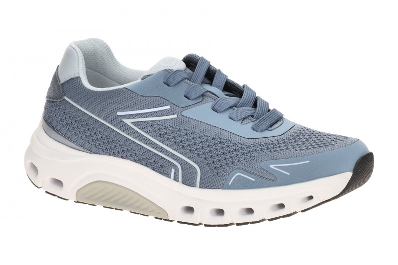 Gabor RollingSoft Schuhe blau Häkeloptik 86.984.26