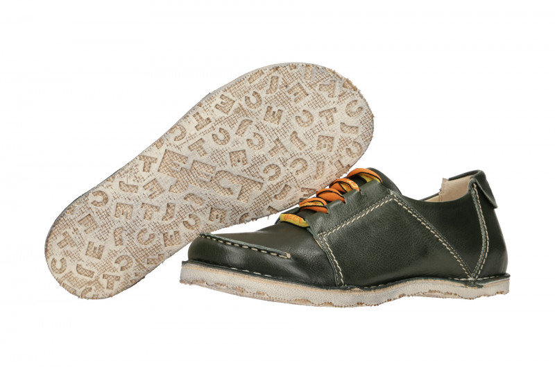 Eject Sony3Deal Schuhe dunkelgrün Glattleder 9405