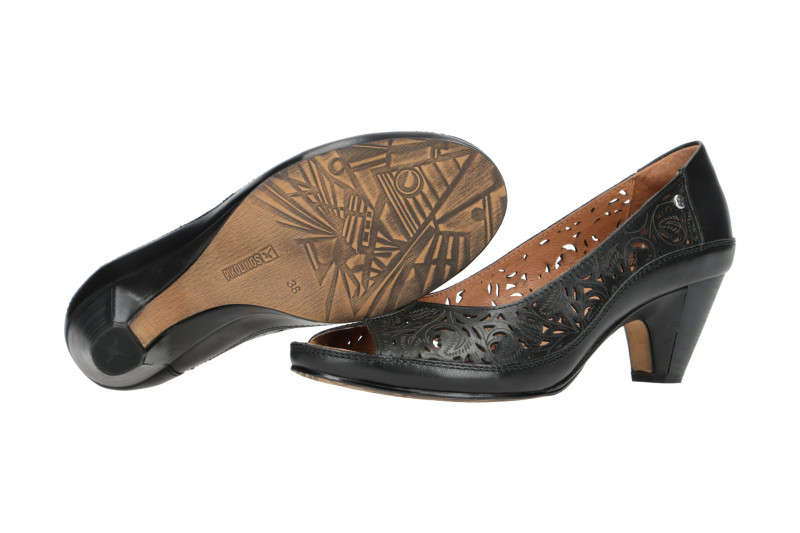 Pikolinos Java Peep-Toe Pumps schwarz W5A-5912
