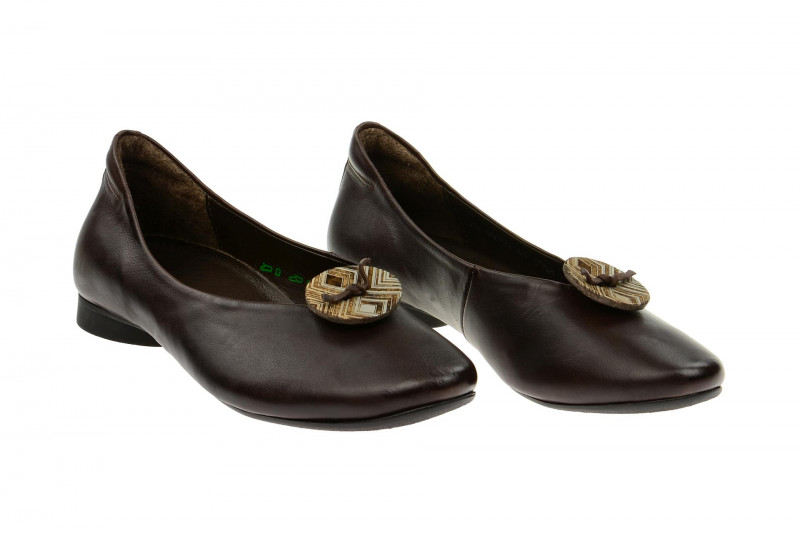 Think Guad Schuhe Slipper dunkel-braun 5-85792-41