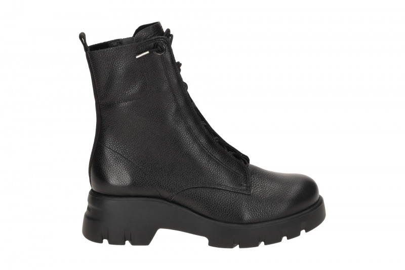 Paul Green Plateau Boots schwarz Gummizug Glattleder 8216