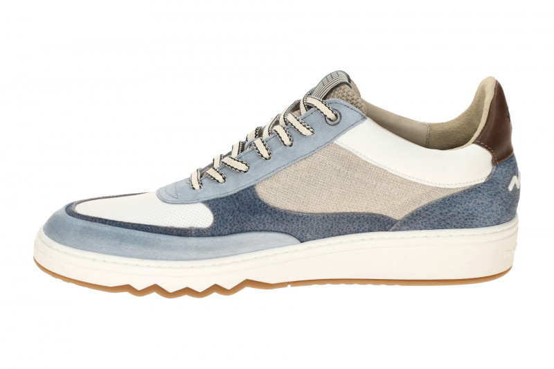 Floris van Bommel De Kupster Schuhe blau weiß Sneaker 10143