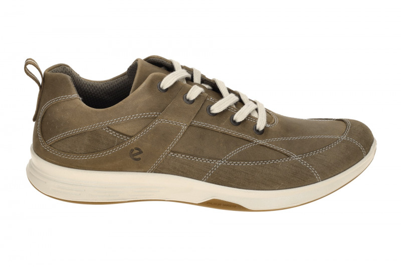 Ecco Exceed Schuhe Sneaker grau braun Nubuck 870114