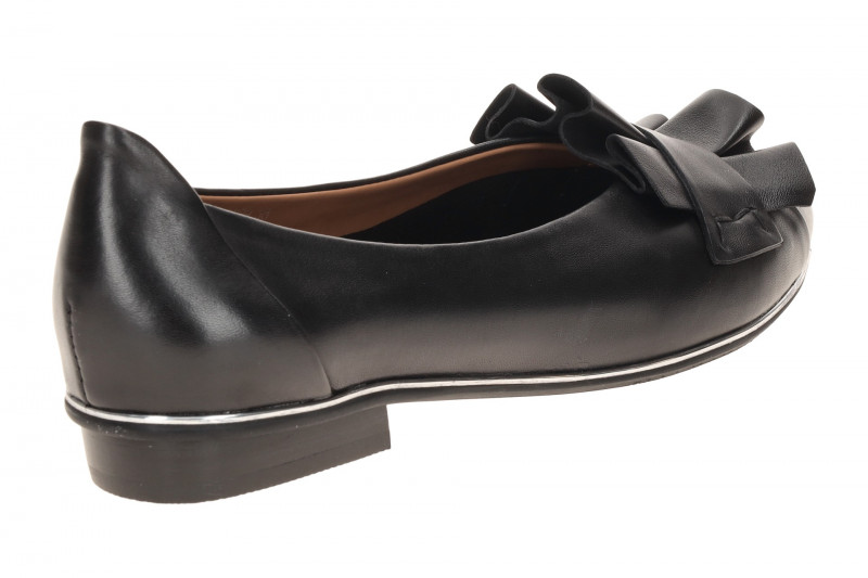 Everybody Bevin Ballerina Schuhe schwarz silber Rahmen