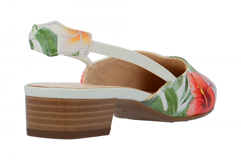 Peter Kaiser Sling Pumps Carsta weiß tropica 22177/980
