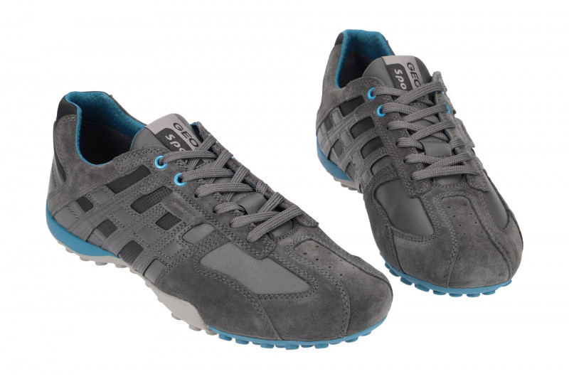 Geox Snake Schuhe grau hellblau U4207K