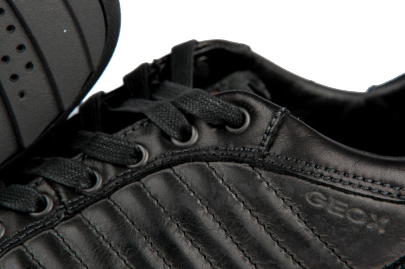 Geox Pietro V Schuhe schwarz grau Sneakers