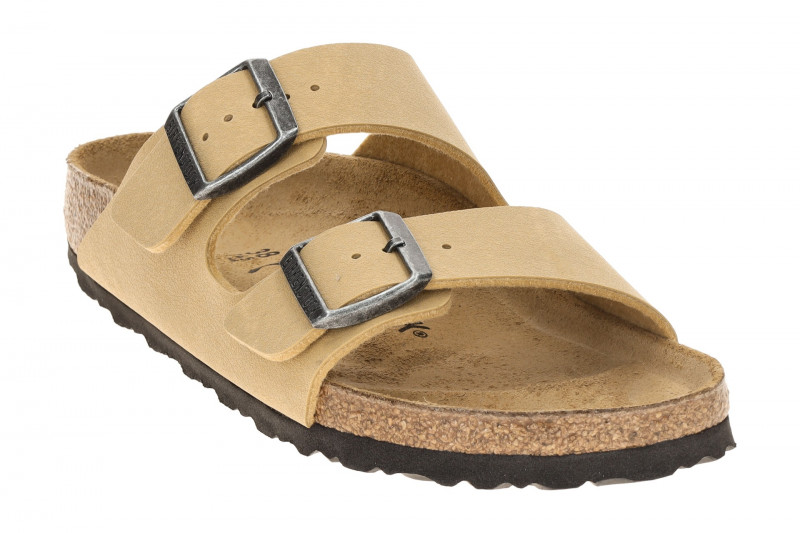Birkenstock Arizona Pantolette beige cream SCHMAL 1029151