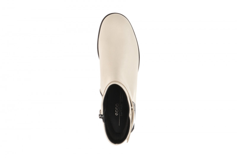 Ecco Sculpted Stiefelette Ankle Boot creme weiß 222353