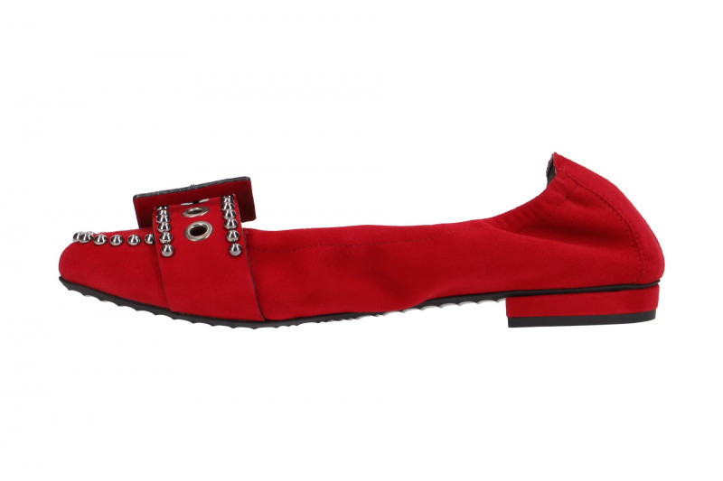 K&S Malu Ballerinas rot Perlen 10350