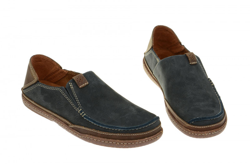 Clarks Trapell Form Schuhe blau Slipper