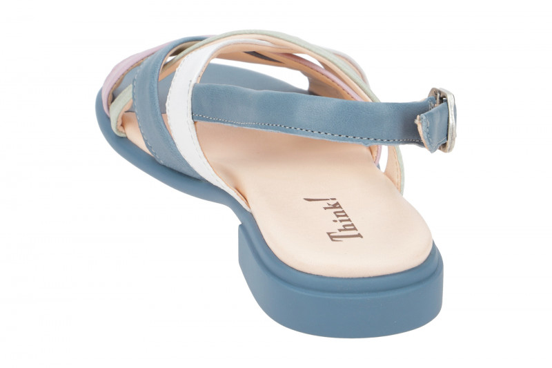 Think Kamaa Sandalette blau bunt Kreuzriemen 777