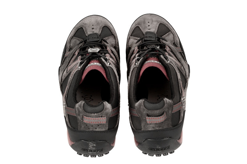 Geox Wide Snake T Schuhe schwarz dunkelrot U2406T