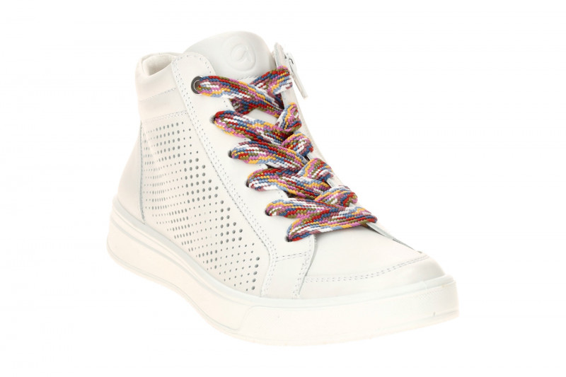 ARA Rom Schuhe Mid-Sneaker weiß gelocht 12-50042