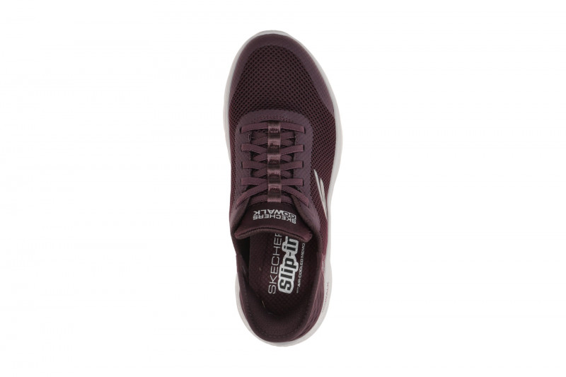 Skechers Go Walk Flex Schuhe rot burgund Slip Ins 124836