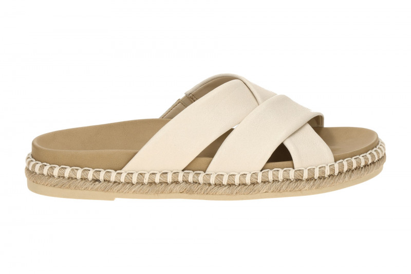 Gabor Pantolette weiß panna Nappa Kreuzriemen 83.780.22