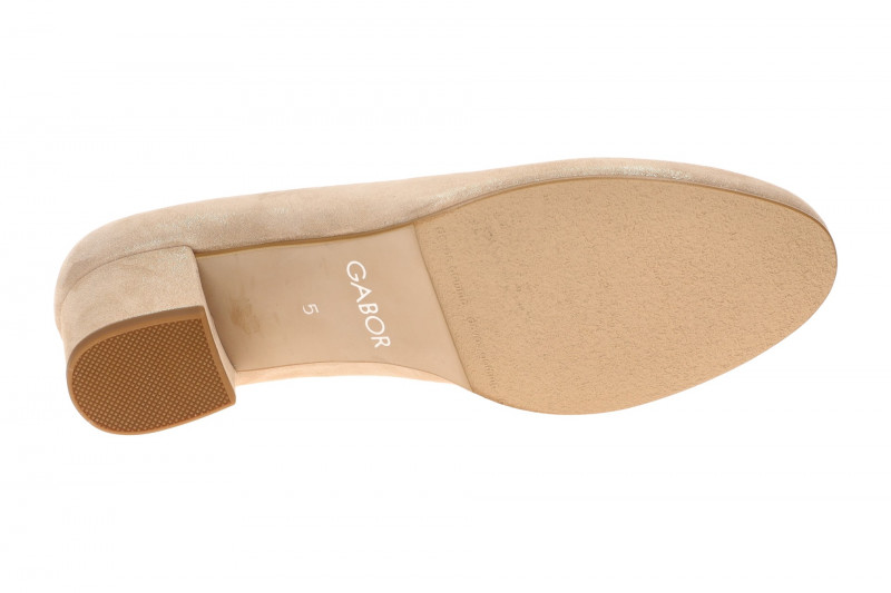 Gabor comfort Pumps beige sand Glitzer 3006