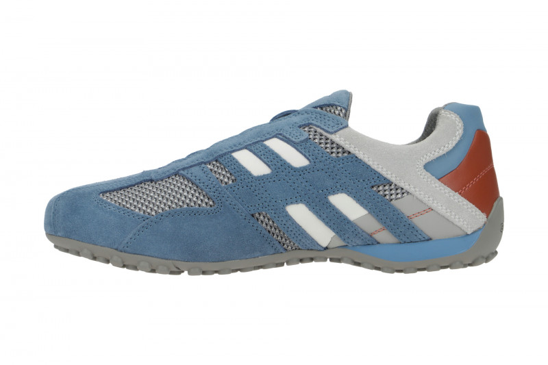 Geox Snake Schuhe Slipper blau avio U8207F