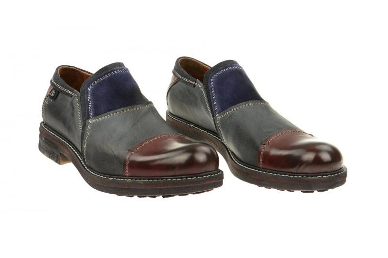 Bello Slipper rot grau blau mix HE130