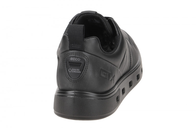 ecco Street 720 Schuhe schwarz all black GORE-TEX Surround